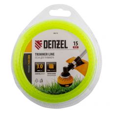 Леска для садовых триммеров Denzel FLEX CORD 96215 (3 мм, 15 м, зубчатый квадрат)
