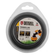 Леска для садовых триммеров Denzel FLEX CORD 96216 (2 мм, 15 м, звезда)
